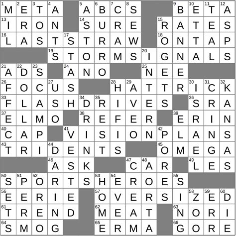 staff crossword clue